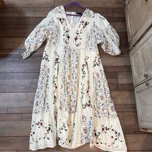 ASOS Edition Curve Floral Embroidered Dress